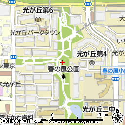 東京都練馬区光が丘7丁目周辺の地図