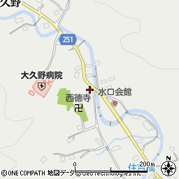 東京都西多摩郡日の出町大久野6358周辺の地図
