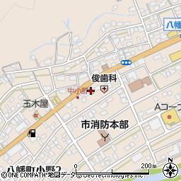 八幡小野郵便局周辺の地図