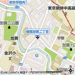 東京都板橋区加賀周辺の地図