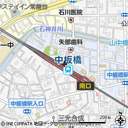 東京都板橋区中板橋29周辺の地図