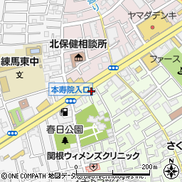 早稲田アカデミー平和台校周辺の地図