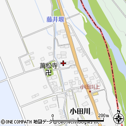 山梨県韮崎市中田町小田川1305周辺の地図