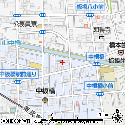 東京都板橋区中板橋6周辺の地図