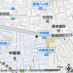 東京都板橋区中板橋5周辺の地図