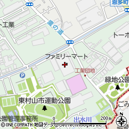 株式会社東京堂　東村山センター周辺の地図