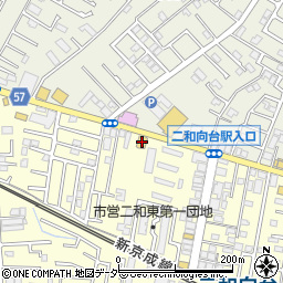 デニーズ船橋二和店周辺の地図