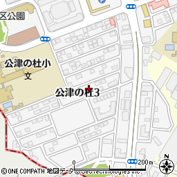 千葉県成田市公津の杜3丁目8周辺の地図