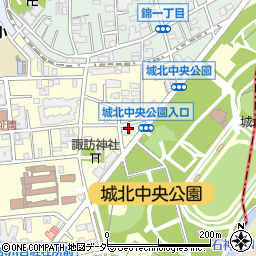 東京都練馬区氷川台2丁目2周辺の地図