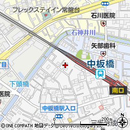 東京都板橋区弥生町38周辺の地図