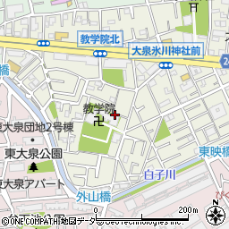 東京都練馬区大泉町6丁目周辺の地図