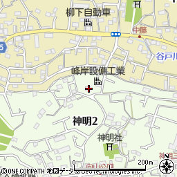 東京都武蔵村山市神明2丁目68-2周辺の地図