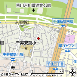 東京都足立区千住大川町9周辺の地図