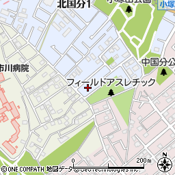市川市役所　小塚山フィールドアスレチック管理事務所周辺の地図