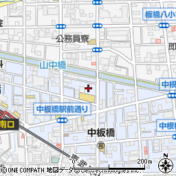 東京都板橋区中板橋16周辺の地図