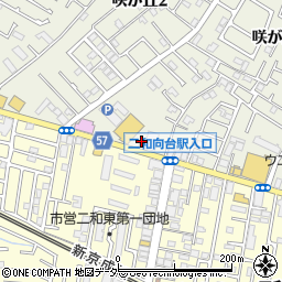 船橋三咲郵便局 ＡＴＭ周辺の地図