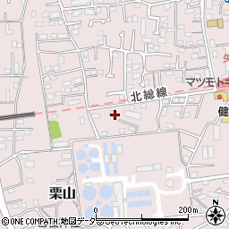 千葉県松戸市栗山151周辺の地図