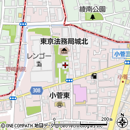 蓮昌寺周辺の地図
