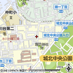 東京都練馬区氷川台2丁目周辺の地図