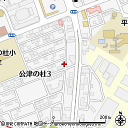 千葉県成田市公津の杜3丁目8-7周辺の地図