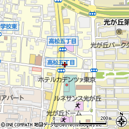 マクドナルド笹目通り高松店周辺の地図