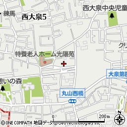 東京都練馬区西大泉5丁目16-20周辺の地図