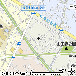 東京都武蔵村山市三ツ藤3丁目16周辺の地図
