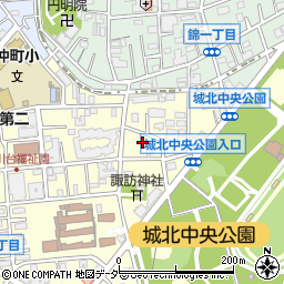 東京都練馬区氷川台2丁目4周辺の地図