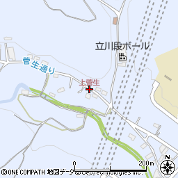 上菅生周辺の地図