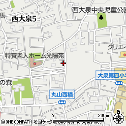 東京都練馬区西大泉5丁目16-33周辺の地図