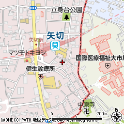 千葉県松戸市下矢切113周辺の地図