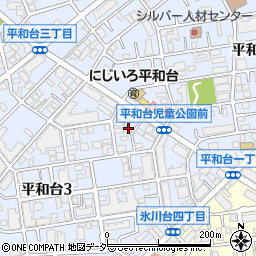 東京都練馬区平和台3丁目6周辺の地図