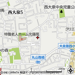 東京都練馬区西大泉5丁目16-32周辺の地図