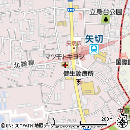 千葉県松戸市栗山125周辺の地図
