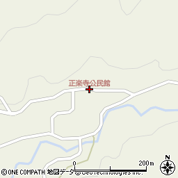 正楽寺公民館周辺の地図