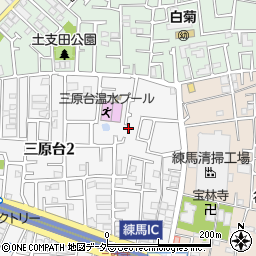 東京都練馬区三原台2丁目11-30周辺の地図