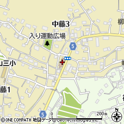 武蔵村山市役所　中藤地区会館周辺の地図