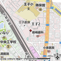 東京都北区王子2丁目10-16周辺の地図