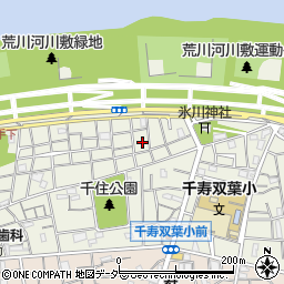 東京都足立区千住大川町27周辺の地図
