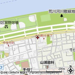 グループホーム千住大川周辺の地図