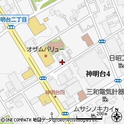 東京都羽村市神明台4丁目2-41周辺の地図