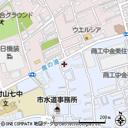 東村山市役所　美住リサイクルショップ周辺の地図