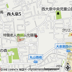 東京都練馬区西大泉5丁目16-31周辺の地図