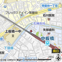 東京都板橋区中板橋30周辺の地図
