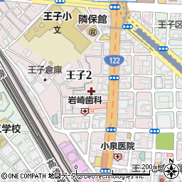 東京都北区王子2丁目15-14周辺の地図