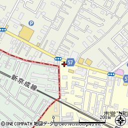 吉野家船橋二和東店周辺の地図