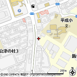 千葉県成田市公津の杜3丁目38周辺の地図