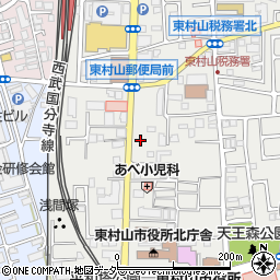 名鉄協商東村山駐車場周辺の地図