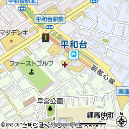 東京メディカルクリニック　平和台駅前院周辺の地図