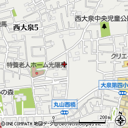 東京都練馬区西大泉5丁目16-30周辺の地図